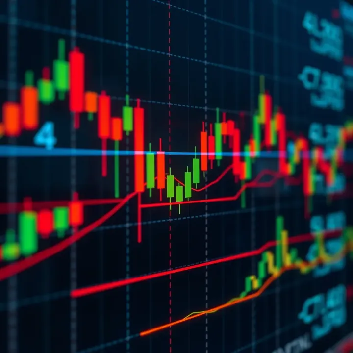 Combining Candlestick Patterns with Volume and Trend Analysis Overlay of candlestick patterns with volume bars and trend lines illustrating market analysis
