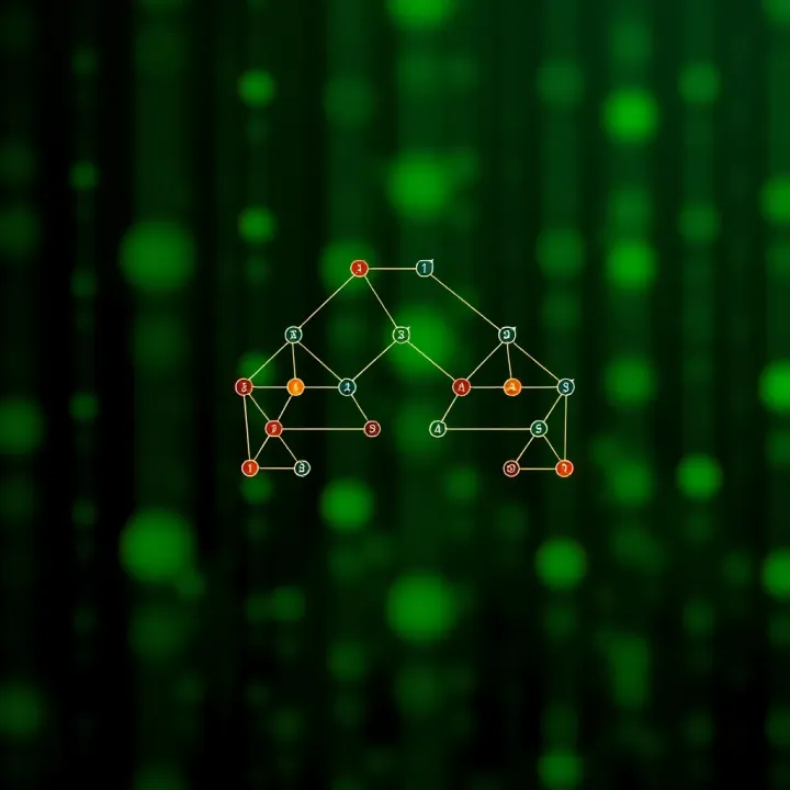 Visualization of a Binary Tree with Nodes Arranged by Levels Diagram of a binary tree showing nodes connected from top to bottom across different levels