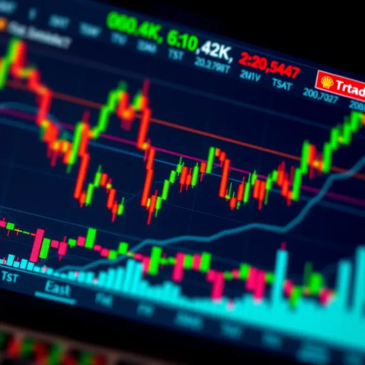 Chart showing risk management techniques and profit optimization in forex trading