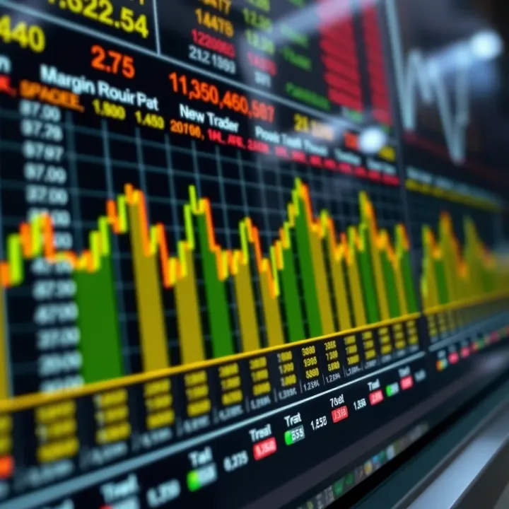 Chart showing margin requirements and leverage effects in intraday trading on Indian stock market