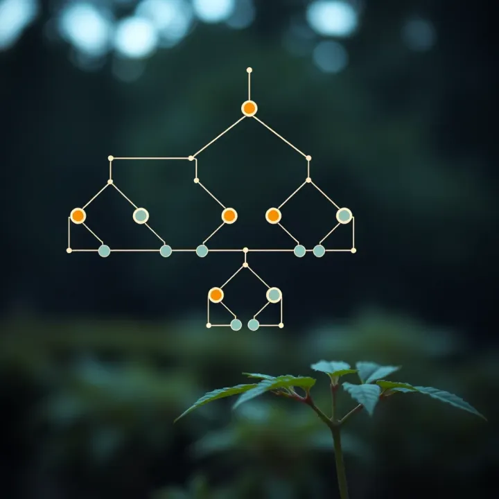 Binary Tree Structure Illustrating Maximum Height Diagram showing a binary tree structure with nodes and branches highlighting the maximum height from root to leaf