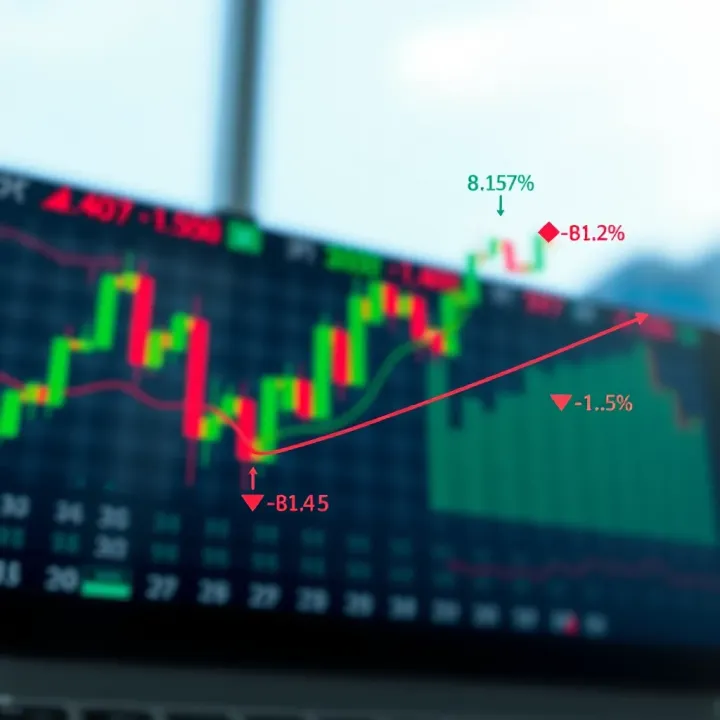 Diagram showing combination of bullish and bearish candlestick signals for market analysis
