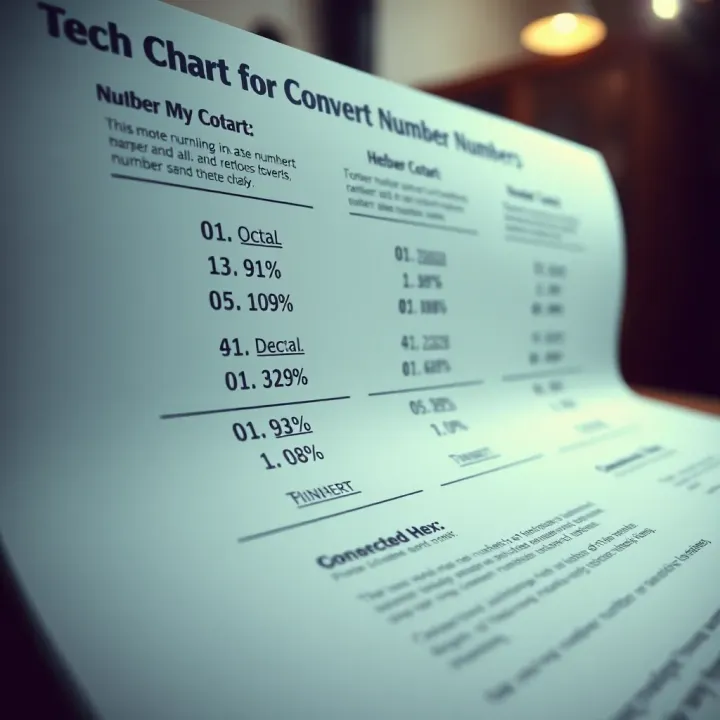 Techniques for Converting Between Different Number Systems Chart demonstrating methods for converting numbers between binary, octal, decimal, and hexadecimal formats