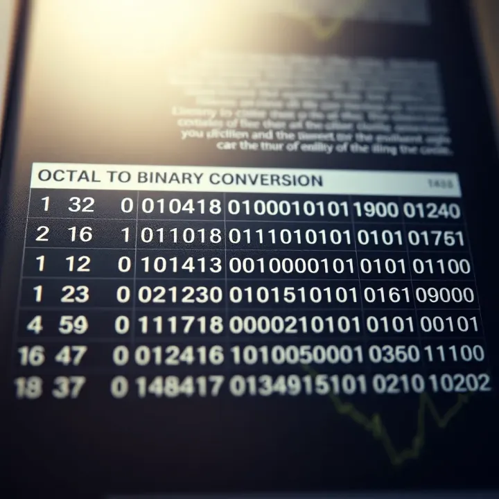 Octal to Binary Conversion Made Simple Octal to Binary Conversion Made Simple