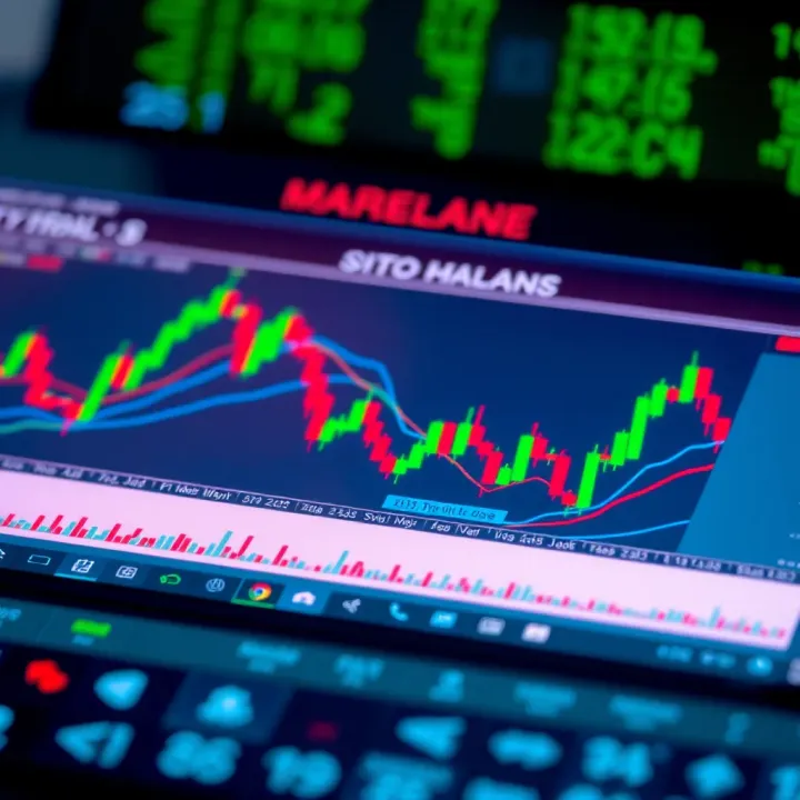 Illustration showing key bullish and bearish chart patterns used by traders to anticipate market trends
